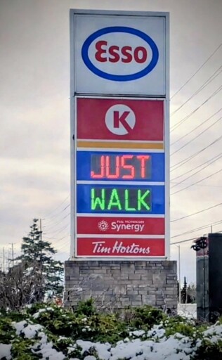 Just walk per liter